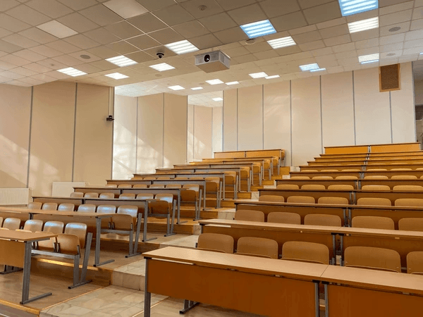 Empty lecture hall